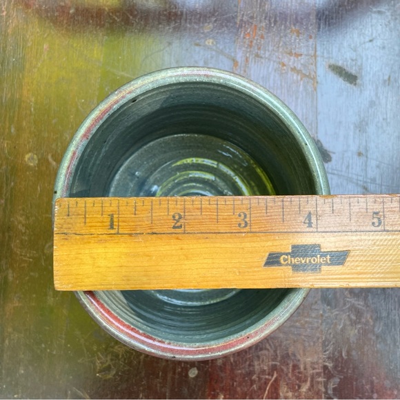 Artisan Pottery Squat Vase - Picture 6 of 7